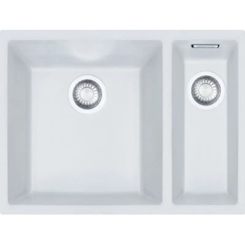 Sonderangebot Franke Sirius SID 160/2, 560x440 mm, Küchenspüle, Tectonite weiß 125.0363.803