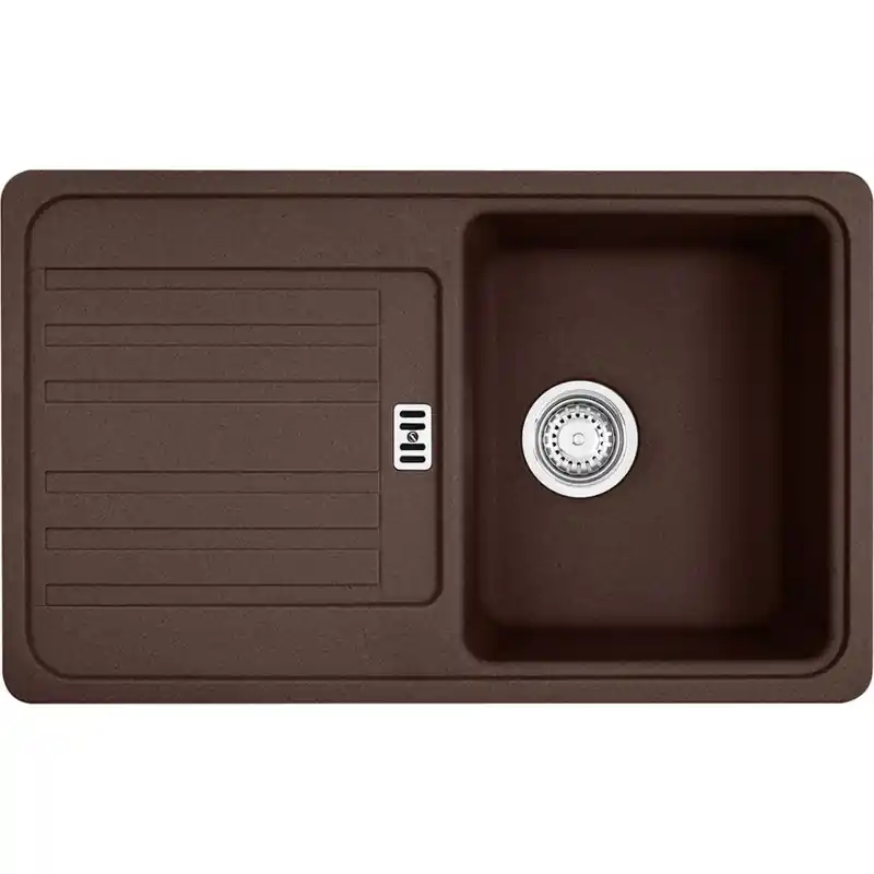 Franke Euroform EFG 614-78, 780x475 mm,Einbauspüle, Siebkorbfventil,Chocolate 114.0250.532 Schnäppchen