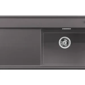 Markenprodukt BLANCO Zenar XL 6 S-F Silgranit felsgrau becken rechts 519316