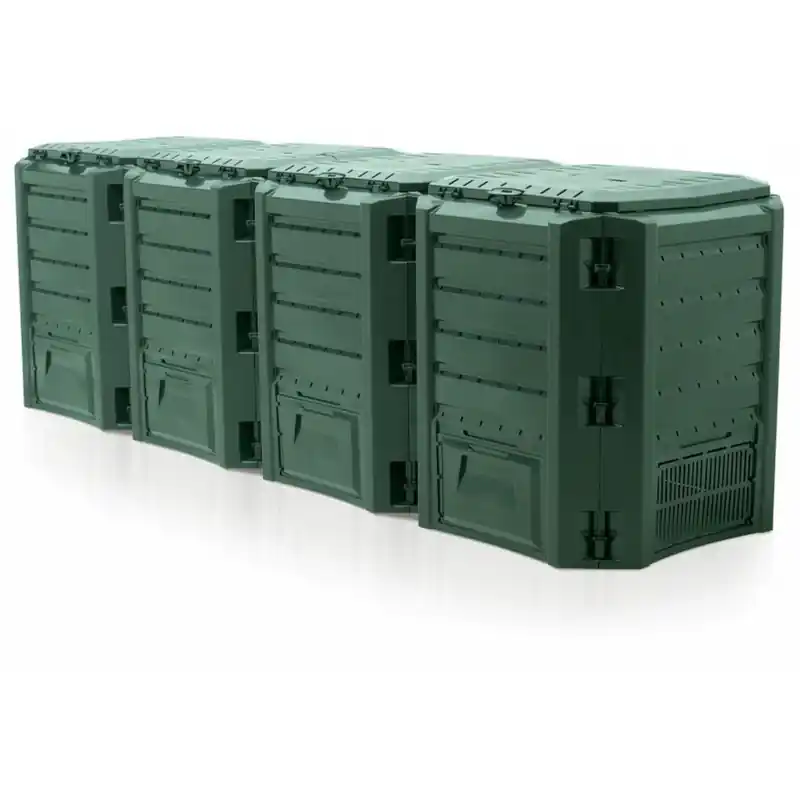 Prosperplast MODULE COMPOGREEN 1600L Schnellkomposter Gartenkomposter grün IKSM1600Z Direkt Vom Hersteller
