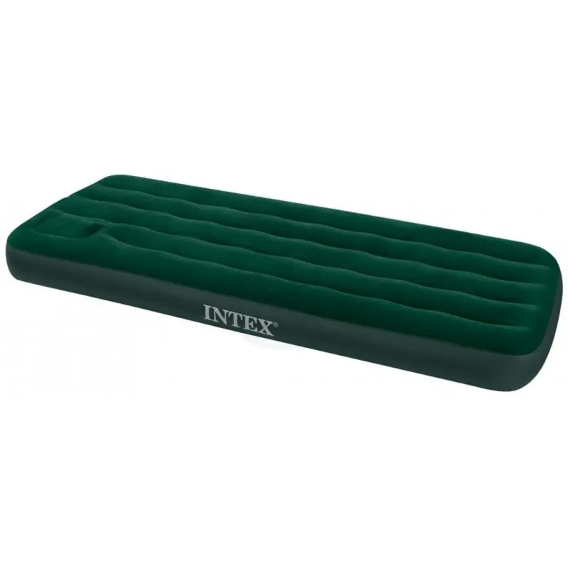 Abverkauf INTEX DOWNY AIRBED TWIN Luftbett mit Fußpumpe 99 x 191 cm 66927