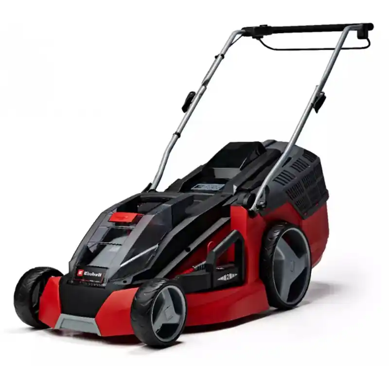 Zertifiziert Einhell GE-CM 43 Li M Kit Akku-Rasenmäher (43cm/2x18V/2x4,0Ah) 3413130