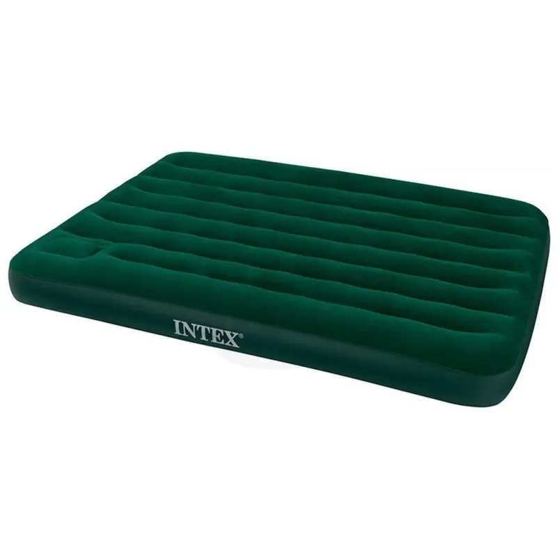 INTEX DOWNY AIRBED FULL Luftbett mit Fußpumpe 137 x 191 cm 66928 Sichere Zahlung