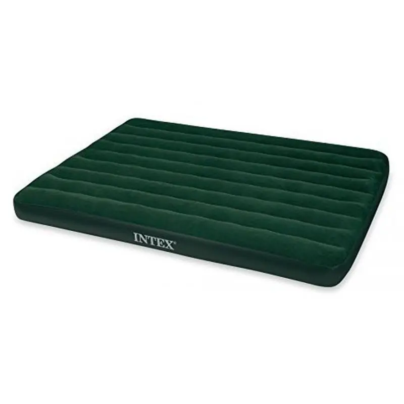 Garantierte Lieferung INTEX PRESTIGE DOWNY QUEEN Luftbett mit batteriebetr. Pumpe 152 x 203 cm 66969