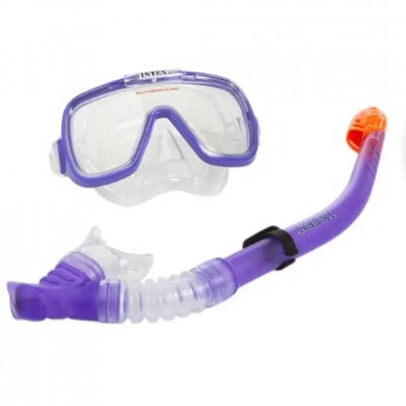INTEX Wave Rider Schnorchel Tauchermaske lila 55950 Echt