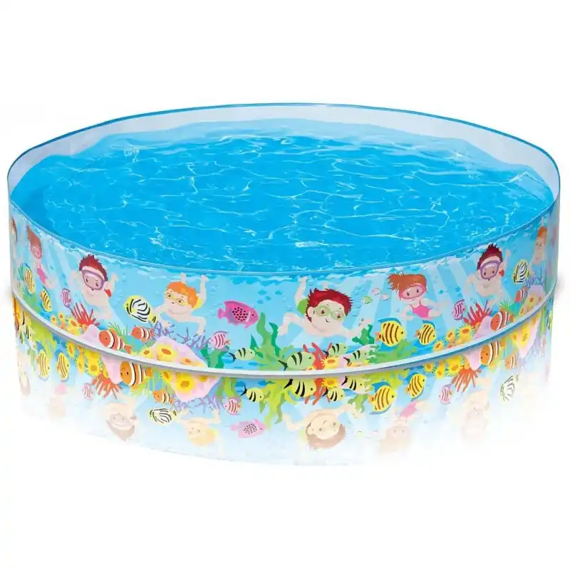 Begrenztes Angebot INTEX Quick Snap-Pool Unterwasserwelt 152 x 25 cm 56451NP
