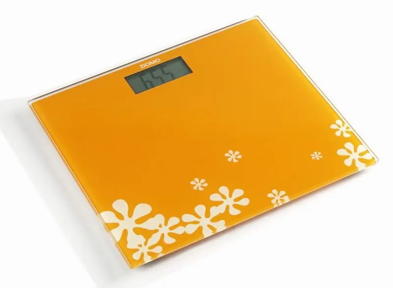Preis Gesenkt DOMO Glas-Personenwaage orange DO9100W