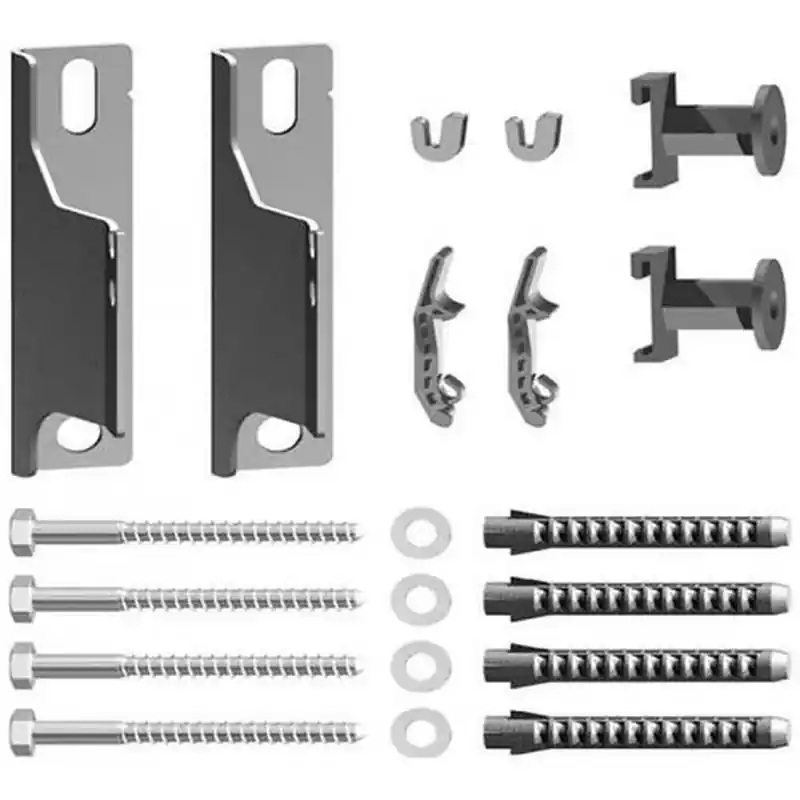 Super-Preis Kermi Wandkonsolen-Set (kurz) für Flachheizkörper Wandabstand 30 mm, weiß ZB02640001