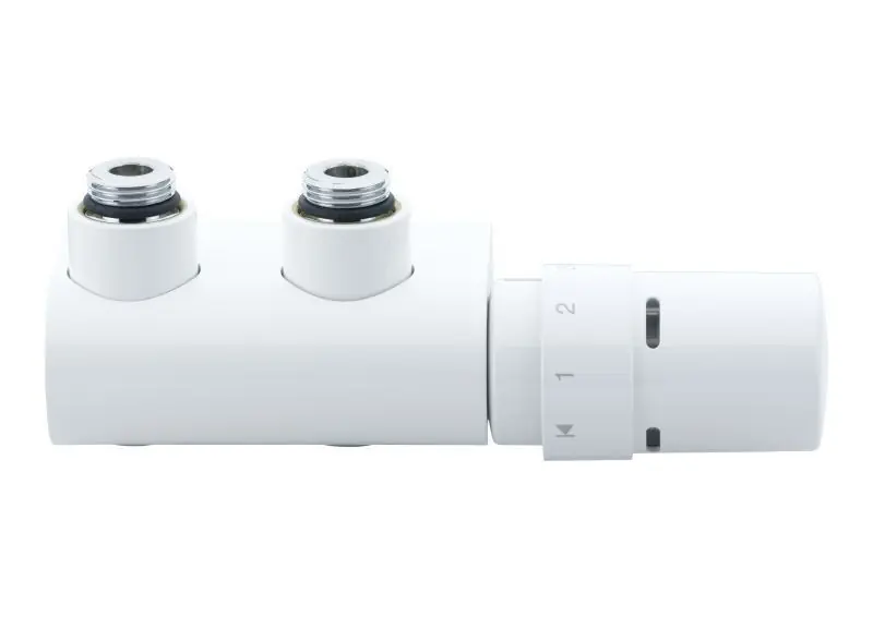 Sonderaktion Danfoss Design-Armatur VHX-D Eckventil RTX weiß 013G4381
