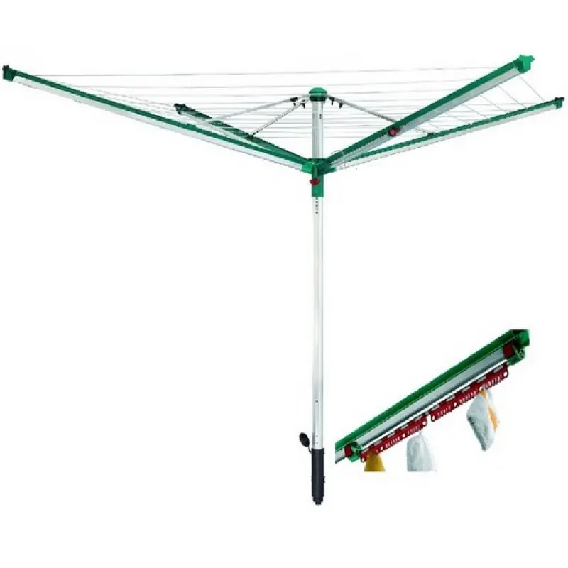 Letzte Chance LEIFHEIT Wäschespinne LINOMATIC 400 Deluxe 82000+85650 Easyclip