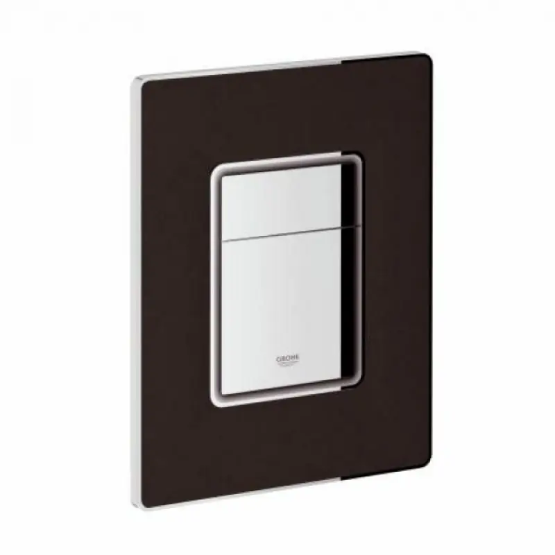 Markenprodukt GROHE Skate Cosmopolitan Abdeckplatte Schwarz Leder