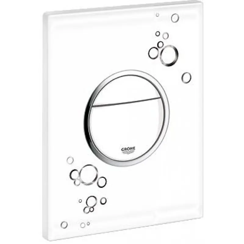 Preisknaller GROHE Nova Cosmopolitan Abdeckplatte Weiss / Chrom 38847LI0