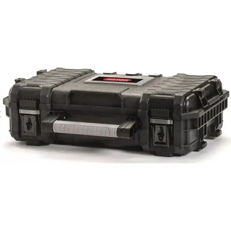 KETER GEAR 22" Organizer, Werkzeugkoffer 56x35x17 cm, schwarz/rot 17200380 Versand Am Gleichen Tag