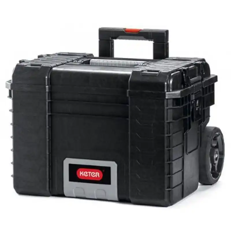 Kracherpreis KETER GEAR 22" Werkzeugwagen 56x47x48 cm, schwarz/rot 17200383
