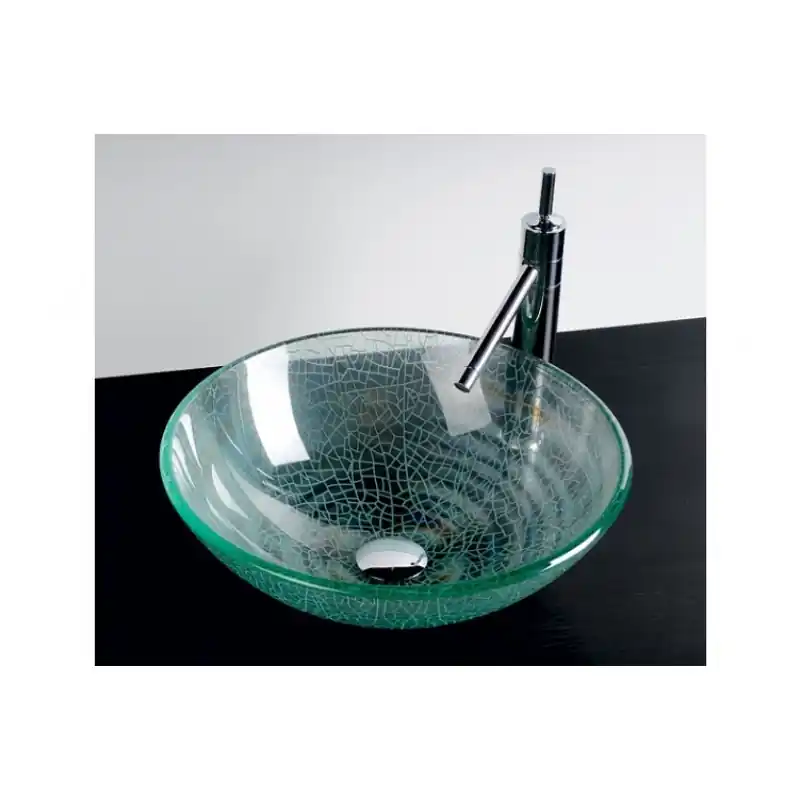 Neu SAPHO BEAUTY 2501-04 ICE Wachbecken aus Glass 42 cm
