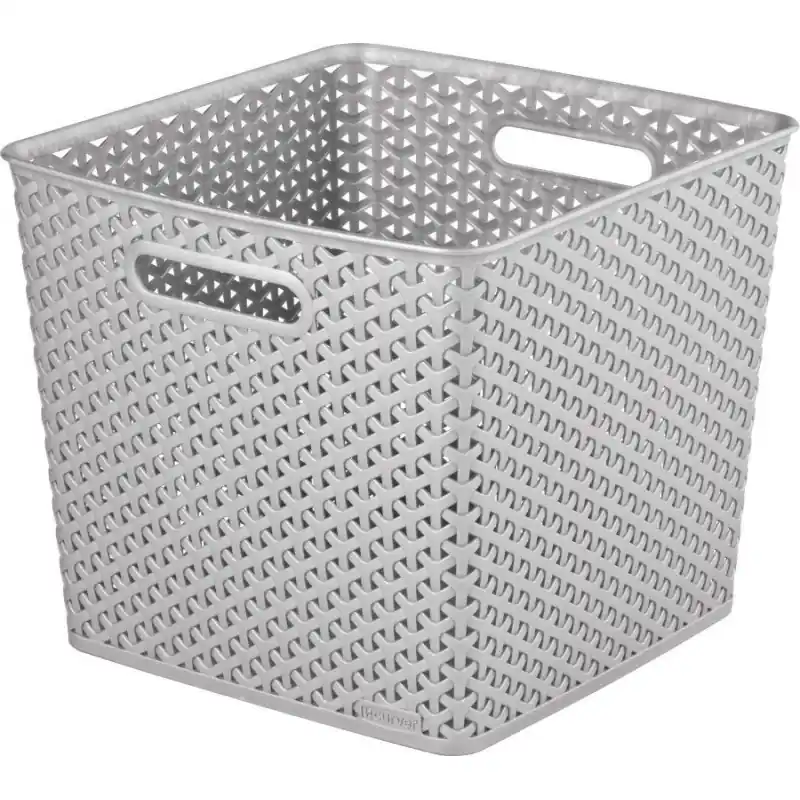 Super-Preis CURVER RATTAN MY STYLE SQUARE Korb 25 L silber 03613-087