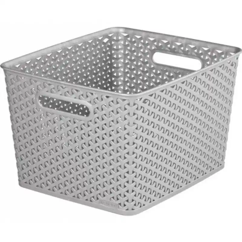 CURVER MY STYLE L 18L Korb 35 x 30 x 22 cm silber 03612-08 Neu