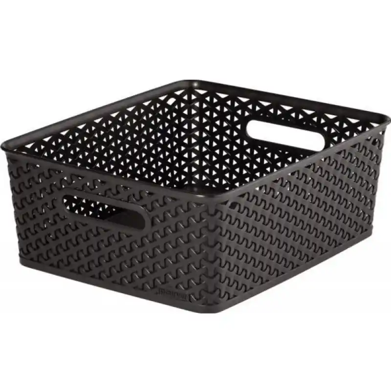 CURVER MY STYLE M 13L Aufbewahrungskorb 35,5 x 29,6 x 13,3 cm dunkelbraun 03611-210 Markenware