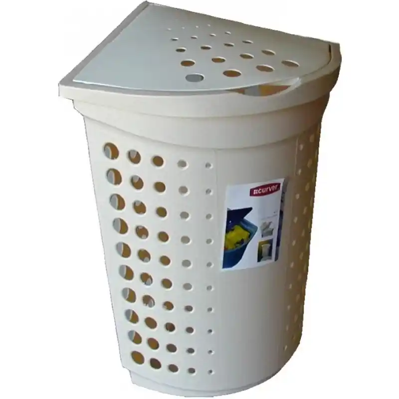 Expressversand CURVER Eckwäschebox, 47,8 x 41,4 x 58,8 cm, 40L Luna savana 05021-704