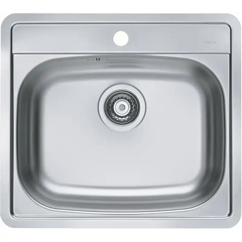 ALVEUS MORE 10 F/S/U Edelstahlspüle, 560x500 mm, Natur 1103108 Bestseller