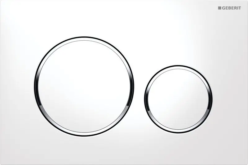 Geberit Sigma20 Betätigungsplatte, für 2-Mengen-Spülung weiß/glanz chrom/weiß 115.882.KJ.1 Billig