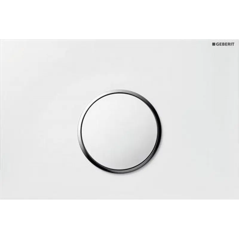 Preiswert GEBERIT SIGMA 10 Betätigungsplatte weiß / glanzverchromt / weiß 115.758.KJ.5