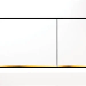 GEBERIT SIGMA 30 Betätigungsplatte weiß/vergoldet/weiß 115.883.KK.1 Geprüft