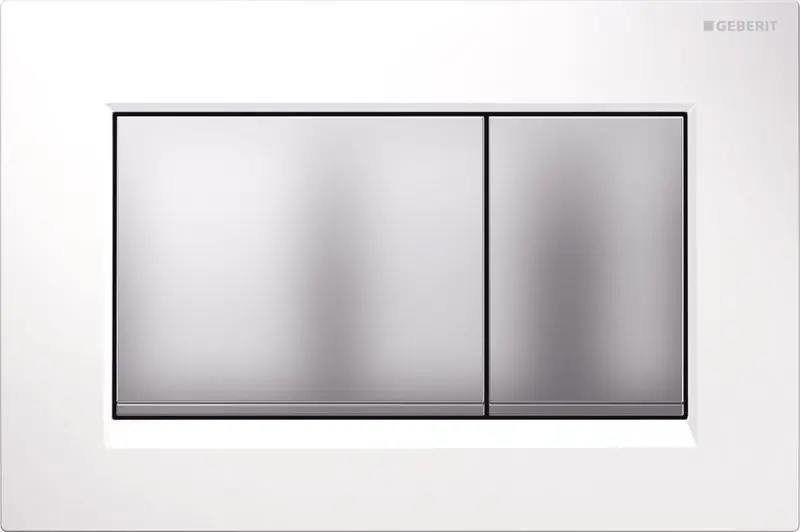 Geberit Sigma30 Betätigungsplatte, weiß / mattchrom / mattchrom 115.883.KL.1 Sale
