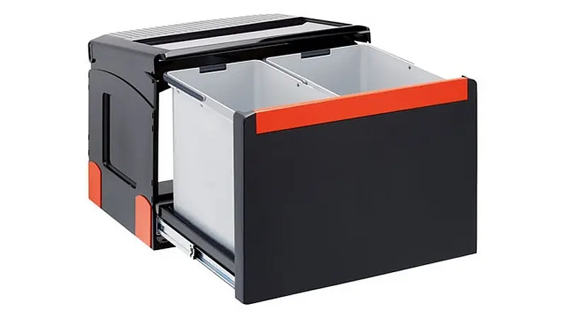 Franke Cube 50 (1x14 l, 1x18 l), Abfallsammler Handauszug 134.0055.289 Online Kaufen