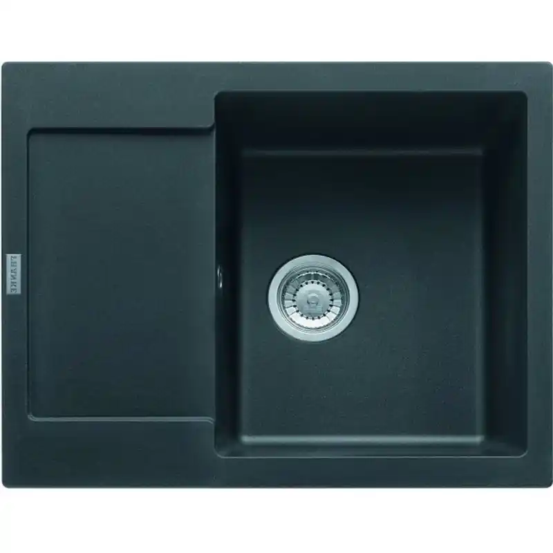 Highlight Franke Maris MRG 611-62 Einbauspüle, graphit Fragranit mit Armaturloch, Becken links