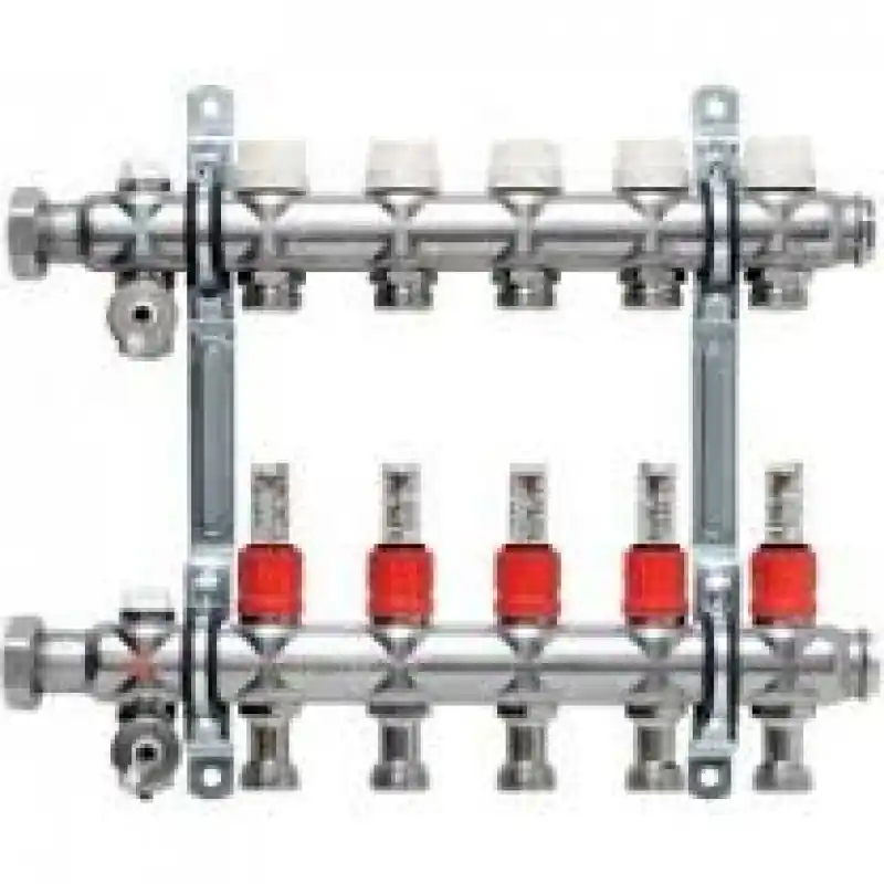 Kermi xnet FBH-Verteiler Komfort FT-2 für 2 Heizkörper, BL 205 mm SFVT0200000 Super-Preis