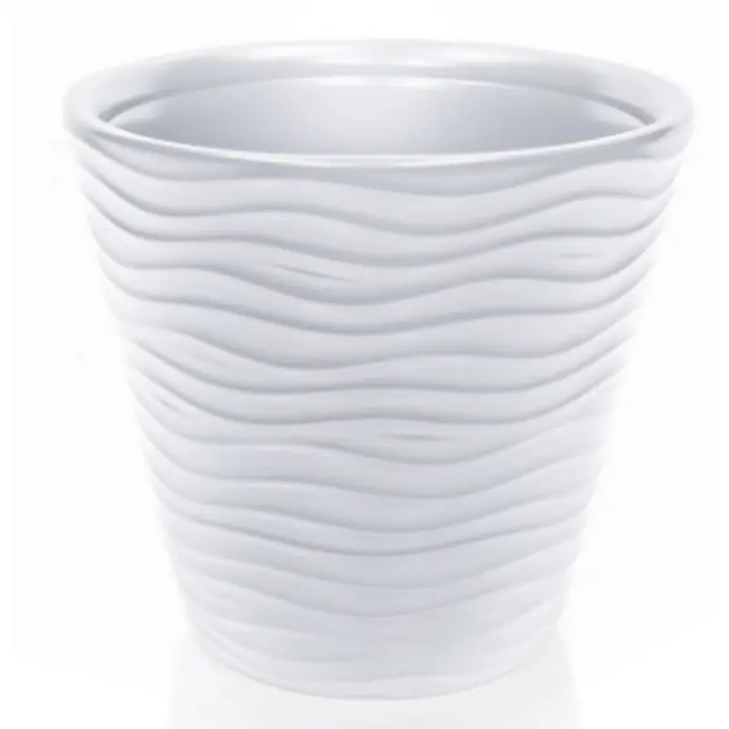 Prosperplast WAVE Blumentopf 29,3x27,7cm weiß DBWA300 Sonderaktion