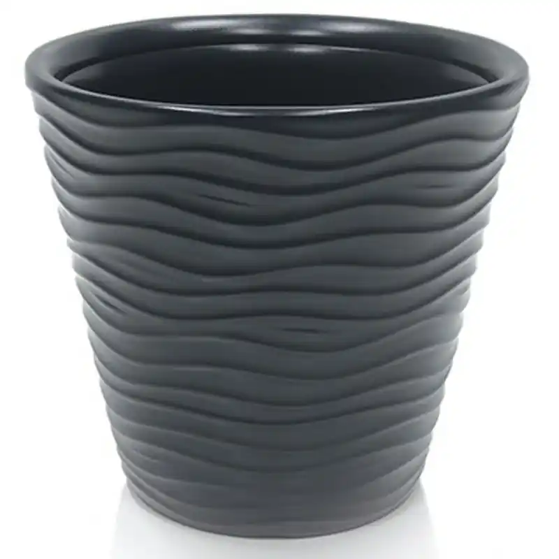 Billig Prosperplast WAVE Blumentopf 29,3x27,7cm anthrazit DBWA300