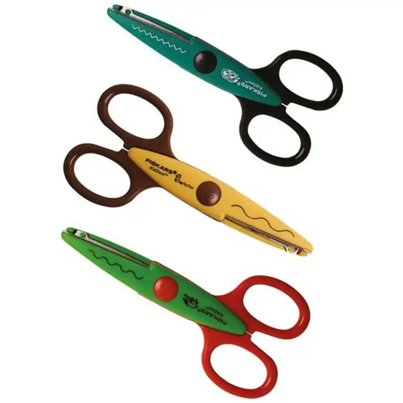 Top-Angebot Fiskars Kidzors Kinder-Dekorscheren Sumpftiere 3 Stück 1003845