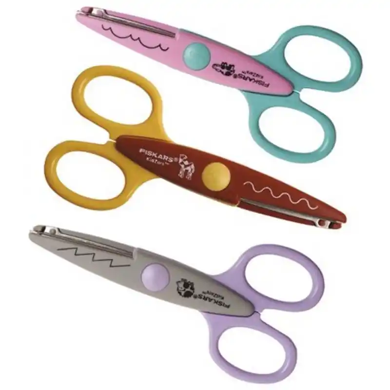 Beliebt Fiskars Kidzors Kinder-Dekorscheren Zootiere 3 Stück 1003846