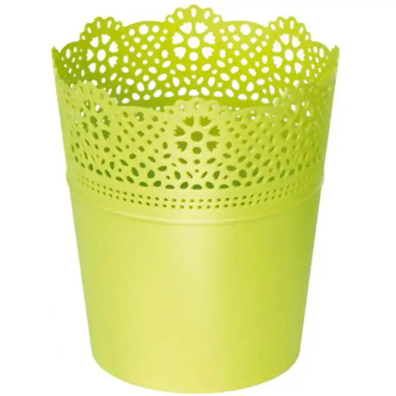 Direkt Vom Hersteller Prosperplast LACE Blumentopf mit Spitzenumrandung 11,2 cm, lime grün DLAC115-389U