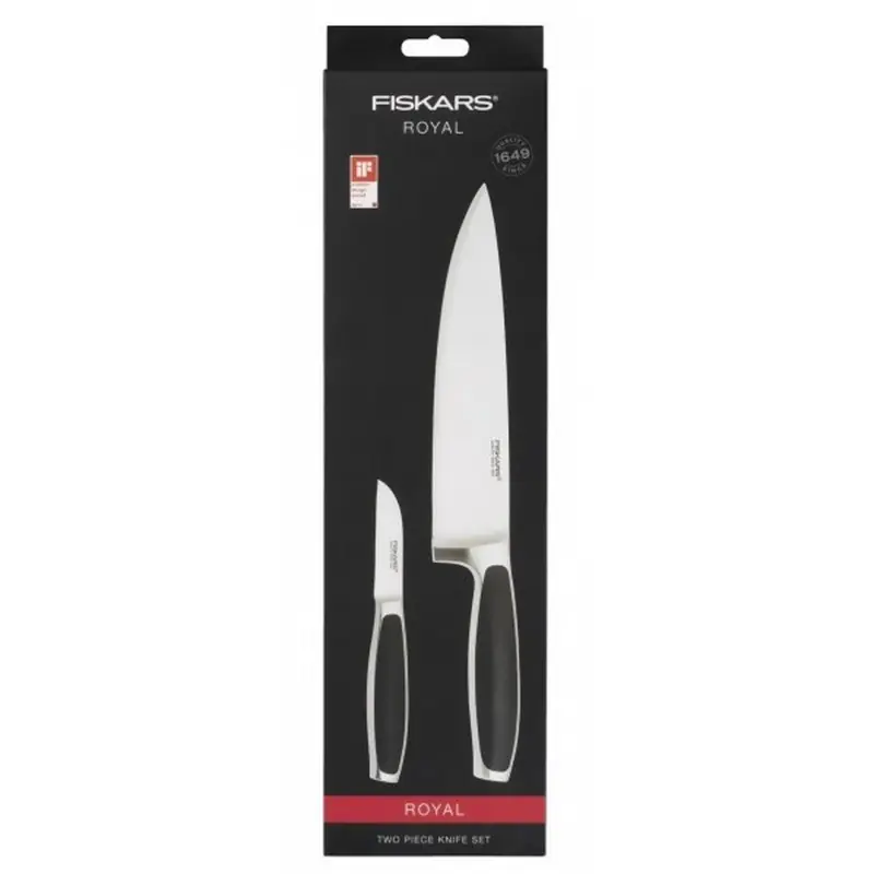 Preisreduziert Fiskars Royal 2-tlg.Messerset 1016461