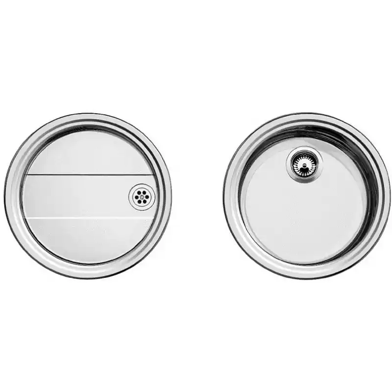 BLANCO RondoSet Edelstahlspüle, Bürstfinish 513310 Billig