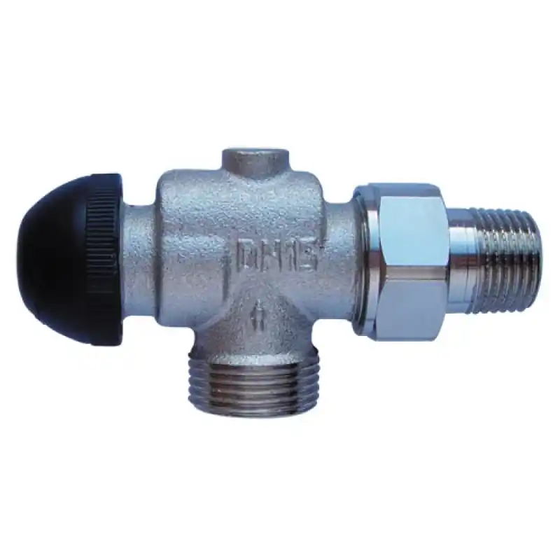 Versand Am Gleichen Tag HERZ TS-90 H-Thermostatventil M30x1,5 Eckform spezial 1/2", schwarze Blende 1773826