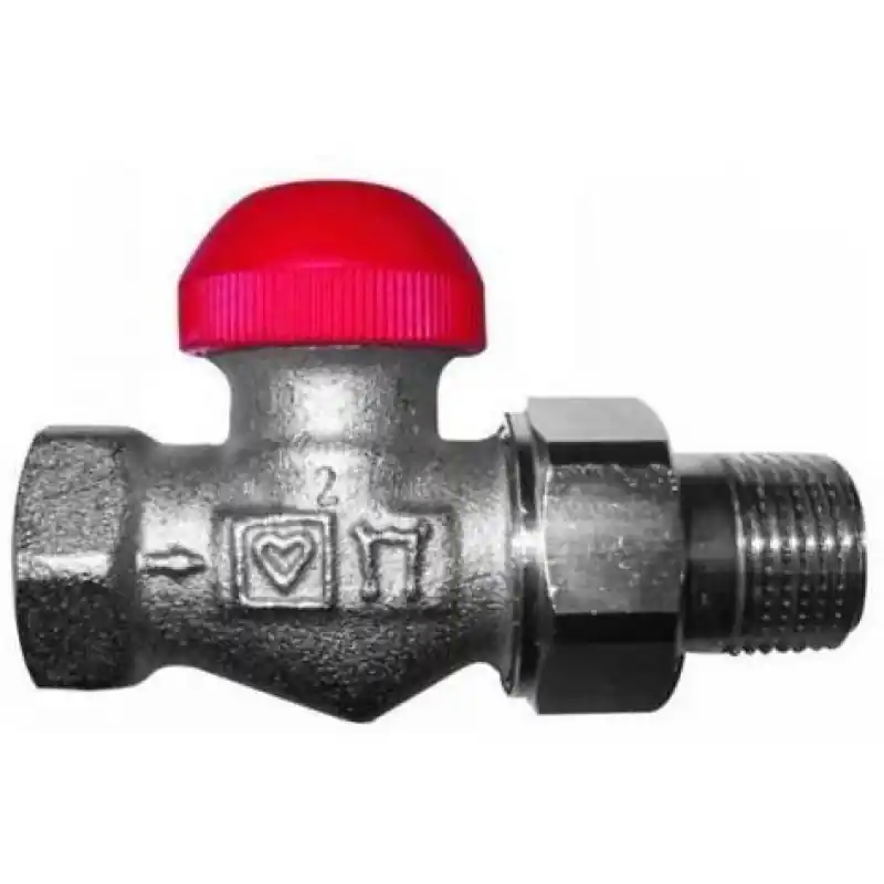 Preisreduziert HERZ TS-90-V-Thermostatventil Durchgangsform 1/2", M 28 x 1,5 rote Blende 1772367