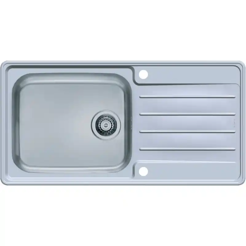 ALVEUS PRAKTIK 100 Edelstahlspüle, 980x500 mm, Satin 1085977 Heißes Angebot