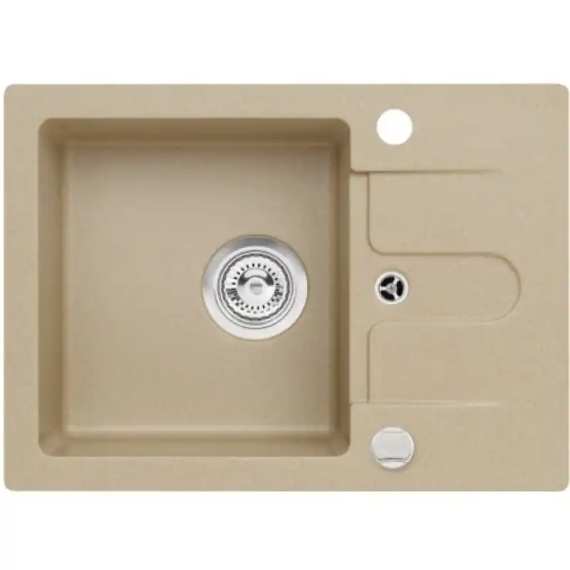 Günstig ALVEUS CORTINA 10 Granitspüle, 580 x 420 mm, POP-UP, beige