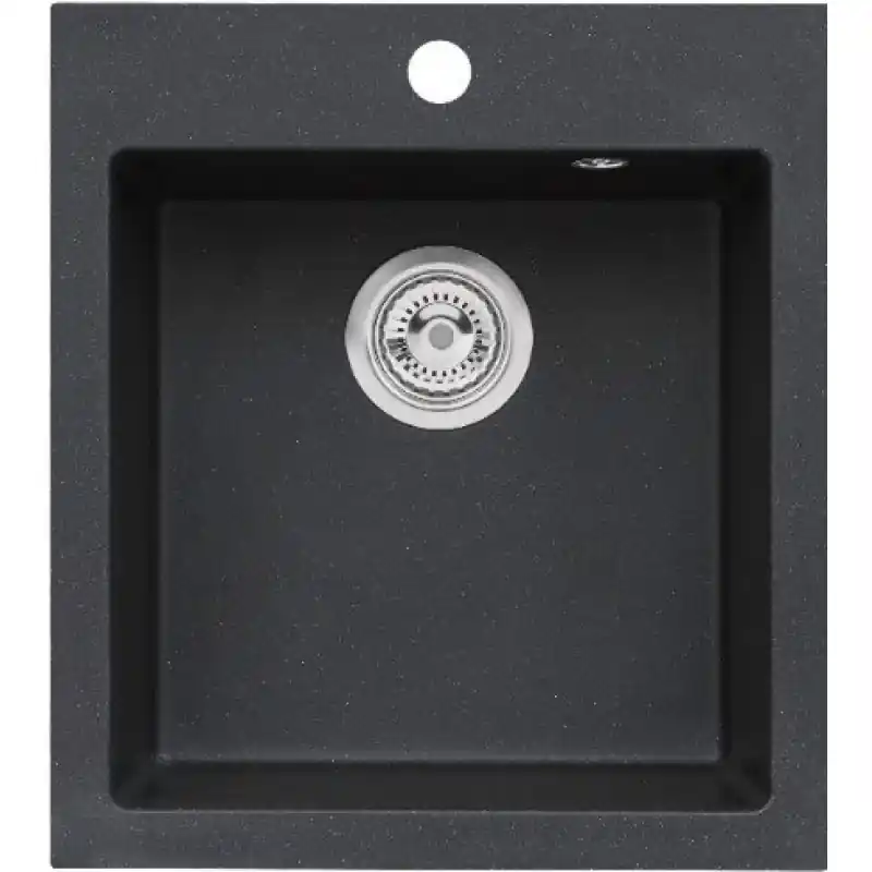 ALVEUS CORTINA 20 Granitspüle, 450 x 500 mm, schwarz Neue Kollektion