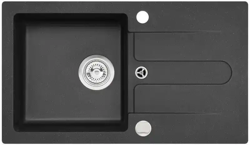 Beliebt ALVEUS CORTINA 110 Granitspüle 750 x 420 mm, POP-UP, schwarz