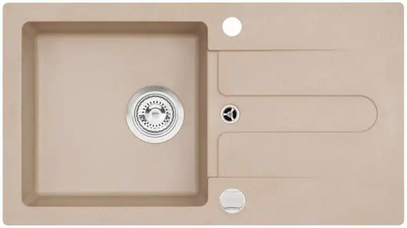 Knallerangebot ALVEUS CORTINA 110 Granitspüle 750 x 420 mm, POP-UP, beige