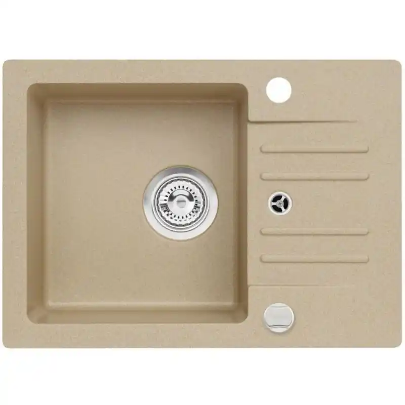 Must-Have ALVEUS CORTINA 40 Granitspüle 580 x 420 mm, POP-UP, beige