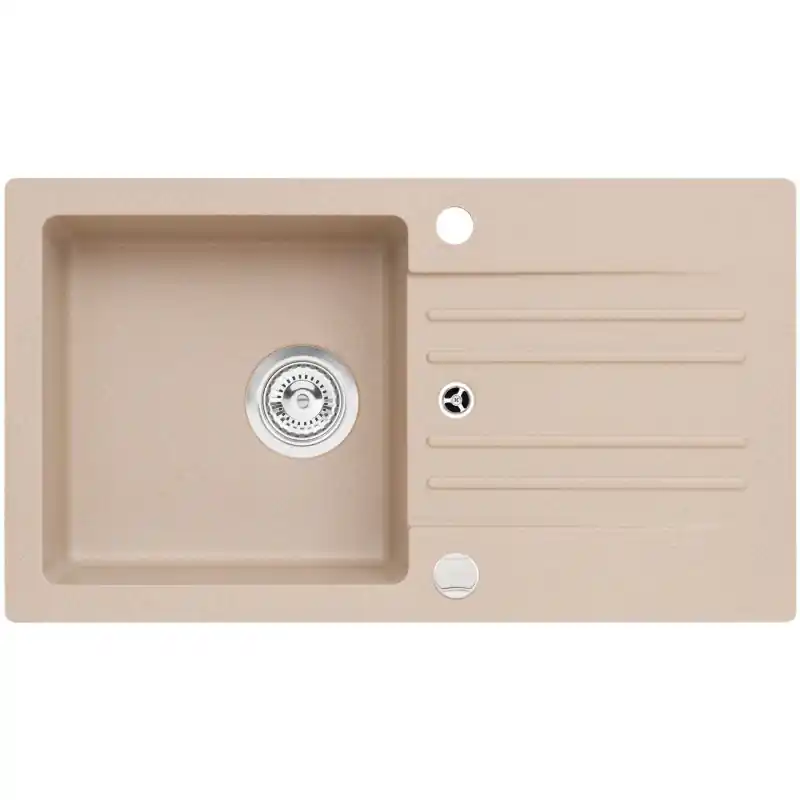 Mega-Angebot ALVEUS CORTINA 140 Granitspüle, 750 x 420 mm, POP-UP, beige