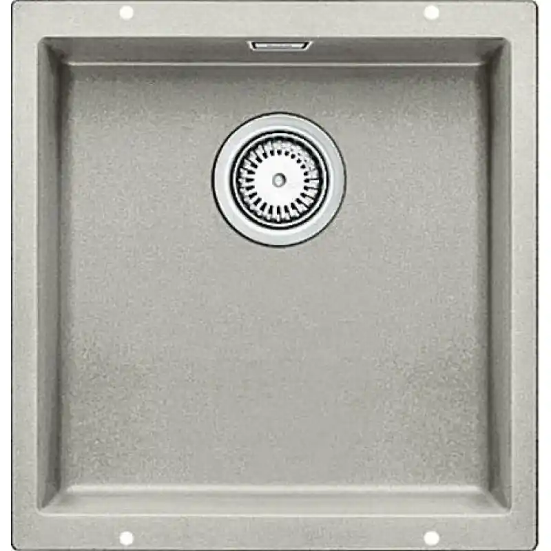 Saisonangebot BLANCO Subline 400 - U Unterbauspüle mit Exzenter, perlgrau 520653