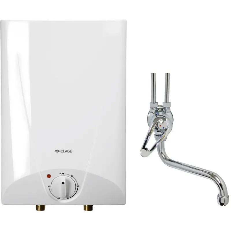 Nur Heute CLAGE S5 O + SEO Kleinspeicher Einhebelmischbatterie, obere Montage 4100-41056