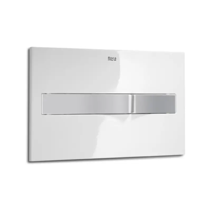Roca PL2 DUAL Betätigungsplatte weiß / chrom matt A890096005 Schneller Versand